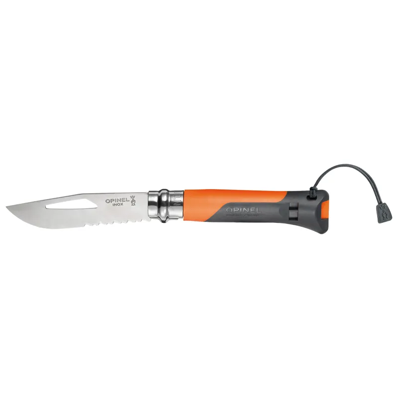 Opinel No 08 Outdoor Knife Folding and Locking Blade in Orange